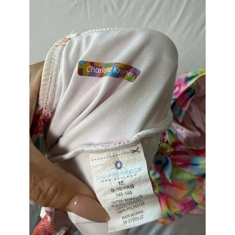 Girls One Piece Swimsuit Lot Size 9/10 – Snapper Rock & Wonder Nation